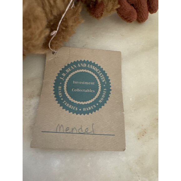 Boyds Collection Ltd. Mandel Bean Series Moose Plush Toy With Scarf - Picture 8 of 9